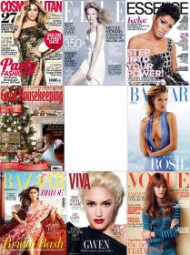 Womens Magazines - December 12 2014 (True PDF)
