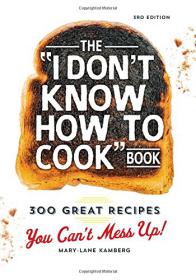 The i dont know how to cook book
