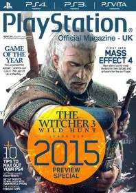 Official PlayStation Magazine UK - The Witcher 3 Wild Hunt 2015 +10 Tips Max Out Your PS4 (January 2015)