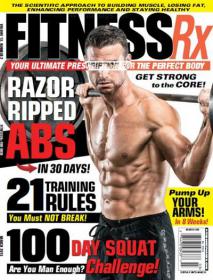 Fitness Rx for Men - Razor Ripped ABS + 21 Training rules + 100 Day Aquat Challenge (February 2015)