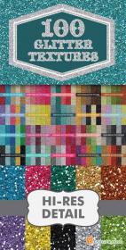 Creativemarket 100 Hi Res Glitter Textures Bundle 81623