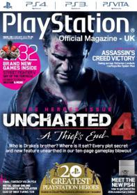 Playstation Official Magazine - Uncharted 4 A Thief's End + And How is Drake's Brother (February 2015)