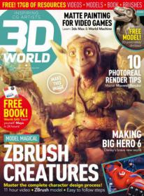 3D World - Zbrush Creatures + 10 Photoreal Render Tips (March 2015)
