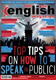 Learn Hot English -Top Tips on how to Speak in Public (February 2015) (True PDF)