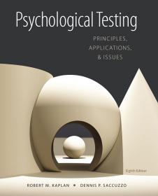 Psychological Testing, 8E Kaplan [PDF][StormRG]