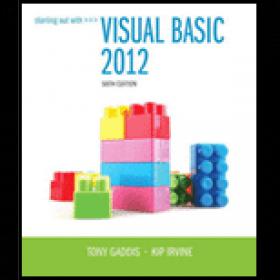 Starting Out with Visual Basic 2012 6th