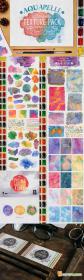 Creativemarket Aquarelle Designers Texture Pack 159203