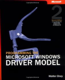 Programming the Microsoft Windows Driver Model - 2nd Edition (Pdf, Epub & Mobi) Gooner