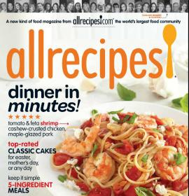 Allrecipes - April, May 2015