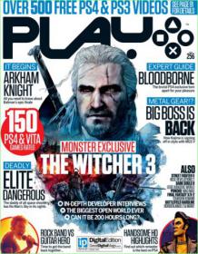 Play UK - Monster Exclusive The Witcher 3 (Issue 256, 2015)