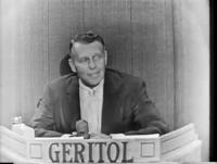 TO TELL the TRUTH -- Guest host Ralph Bellamy and guest panelist Eamonn Andrews ( First Season )
