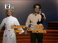 PASSWORD PLUS -- Greg Morris vs  Loretta Swit -- Day 1 ( First Season )
