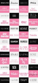 Girls' Generation Fonts - 81 Fonts