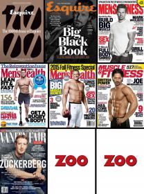 Mens Magazines Bundle - September 11 2015 (True PDF)