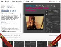 Unity Asset - AVI Player with Playmaker actions v0.10[AKD]