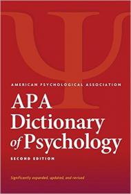 APA Dictionary of Psychology 2nd Ed [2015]