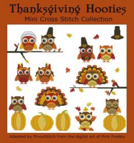 Hooties Thanksgiving - Pinoy Stitch [Cross Stitch Chart]