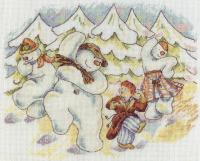 Snowman Charts - Raymond Briggs [Cross Stitch Charts] jpgs