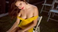 116 Near Naked Fame Girl diana026 - Yellow dress and water - 3185 [ECLiPSE]
