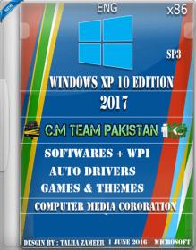 Windows XP Sp3 10 Edition 2017 By CMTEAMPK