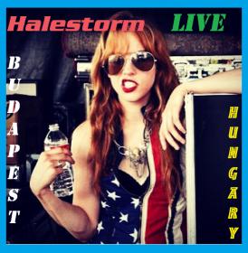 Halestorm - Budapest, Hungary(Live) 2015  DVD Audio