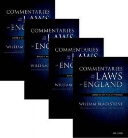 The Oxford Edition of Blackstone's Commentaries on the Laws of England - Book I, II, III and IV (2016) (Pdf) Gooner