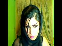 Pakistani amateur babe on webcam masturbation