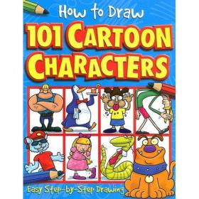 How to Draw 101 Cartoon Characters Easy Step-by-step Drawing