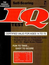 The Original Cambridge Self Scoring IQ Test