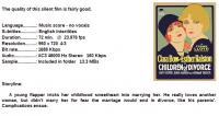 Children of Divorce  (Drama 1927)  Clara Bow  720p