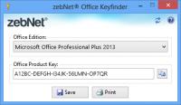 ZebNet Office Keyfinder 2.1.0.0  + Portable [CracksNow]