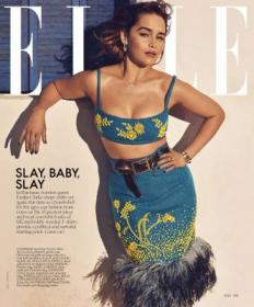 EMILIA CLARKE in Elle Magazine August 2017