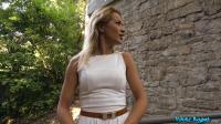 PublicAgent - Cherry Kiss - Outdoor POV anal creampie