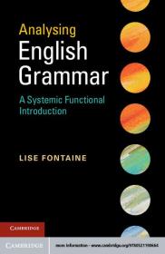 Analysing English Grammar-A Systemic Functional Introduction by Lise Fontaine 2012 PDF