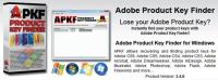 APKF Adobe Product Key Finder 2.5.0.0 + Crack [CracksNow]