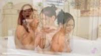 Annie Wolf And Paula Shy In Lesbian Scene Bathtub Fun XXX AdultKinG