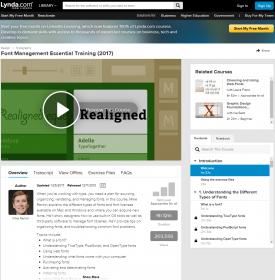 Font Management Essential Training (2017)