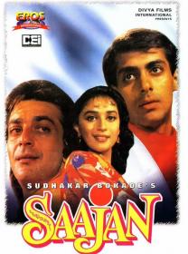 SkymoviesHD in - Saajan (1991) Bollywood Hindi Movie DVDRip x264 AAC HEVC [750MB]