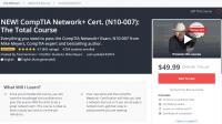 NEW! CompTIA Network+ Cert. (N10-007) The Total Course