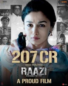 Www  - Raazi (2018) Hindi Proper HQ WEB-HD - 720p - AVC - AAC - 2.2GB - ESub