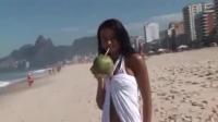 Marcelinha on the Brazilian Beach