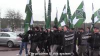 The Nordic Resistance Movement Demonstration in Nyköping (English Subtitles) 720p