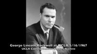 George Lincoln Rockwell speaking at UCLA 5-16-1967