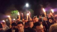 Alt Right Torch Rally in Charlottesville Compilation August 11 2017