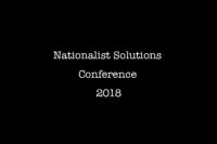 Michael Hill - Nationalist Solutions Conference 2018