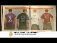 Israeli Soldiers T-Shirts Mock Gaza Massacres - 23 March 2009