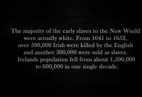 Hidden Facts about Slavery in America - Jewish slave owners, Irish slaves