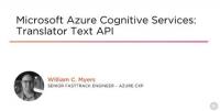 [ FreeCourseWeb ] PluralSight - Microsoft Azure Cognitive Services- Translator Text API