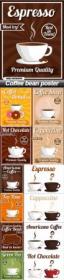 Coffee bean poster - 13 EPS