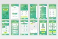 Ecology Mobile App UX and UI Kit 2